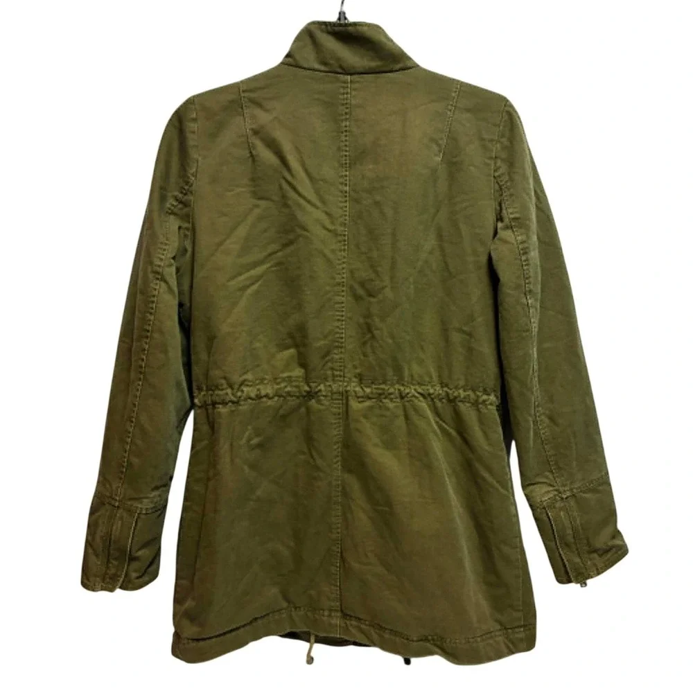 June Utility Field Jacket Womens Small Olive Green Military Gorpcore Quilted